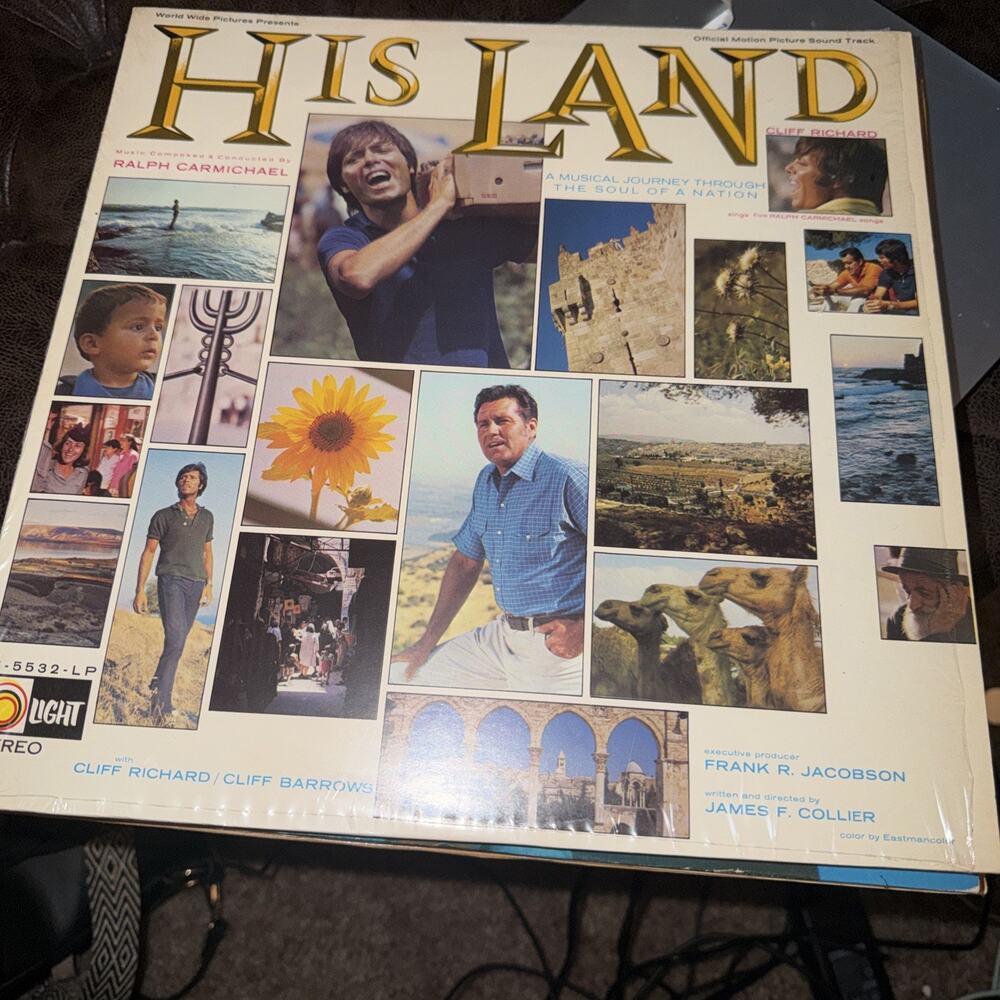 His Land Ralph Carmichael Soundtrack LP Record Album Vinyl
